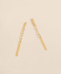 14k Gold Paperclip Drop Earrings | Brooks Brothers