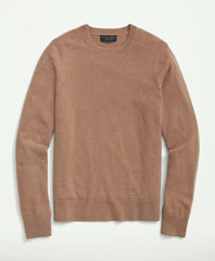 3-Ply Cashmere Crewneck Saddle Shoulder Sweater | Brooks Brothers