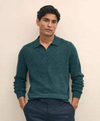 3-Ply Cashmere Jonny Collar Polo Sweater | Brooks Brothers