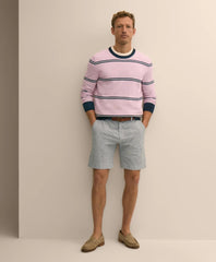 9" Washed Cotton Seersucker Shorts | Brooks Brothers