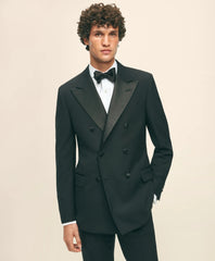 Black Fleece Peak Lapel Tuxedo in Wool-Silk | Brooks Brothers