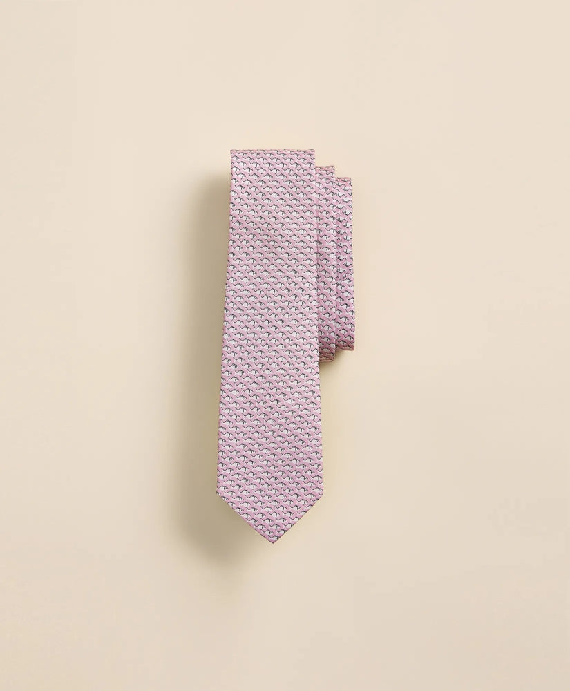Boys Silk Mini Fish Tie | Brooks Brothers