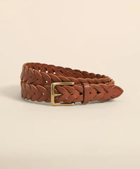 Braided Leather Belt | Brooks Brothers