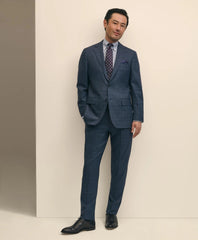 Brooks Brothers Explorer Collection Slim Fit Wool Overcheck Suit Pants | Brooks Brothers