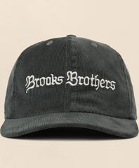 Brooks Brothers x Brain Dead Cotton, Corduroy & Leather Emblem Baseball Hat | Brooks Brothers