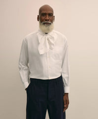 Brooks Brothers X Engineered Garments Cotton Oxford Ascot Collar Oversized Dress Shirt | Brooks Brothers