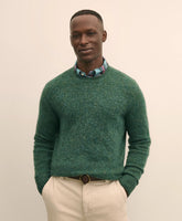 Brushed Wool Crewneck Sweater | Brooks Brothers