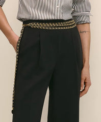 B-Low the Belt Mini-Chain Leather Belt | Brooks Brothers
