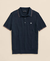 Cable Knit Archive Tennis Polo in Supima | Brooks Brothers