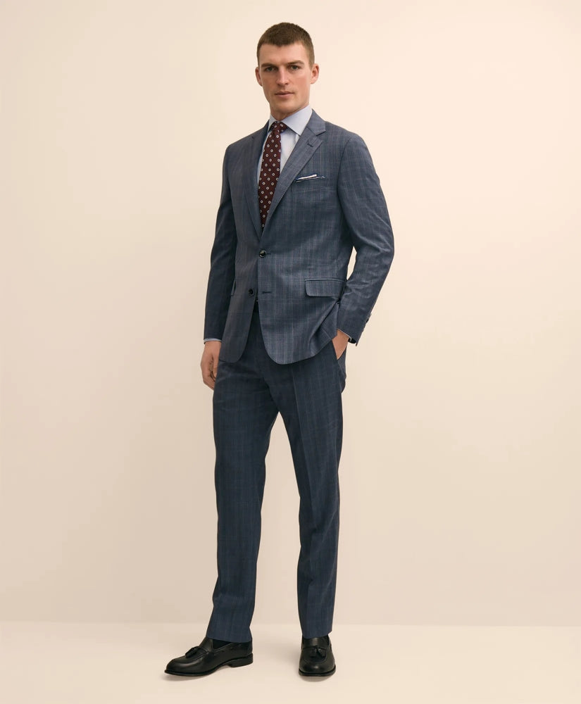 Classic Fit Wool Check 1818 Suit | Brooks Brothers