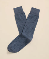 Cotton-Blend Mini-Dot Socks | Brooks Brothers