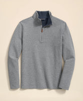 Cotton Blend Pique Quarter-Zip | Brooks Brothers