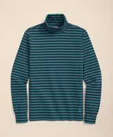 Cotton Blend Striped Turtleneck | Brooks Brothers