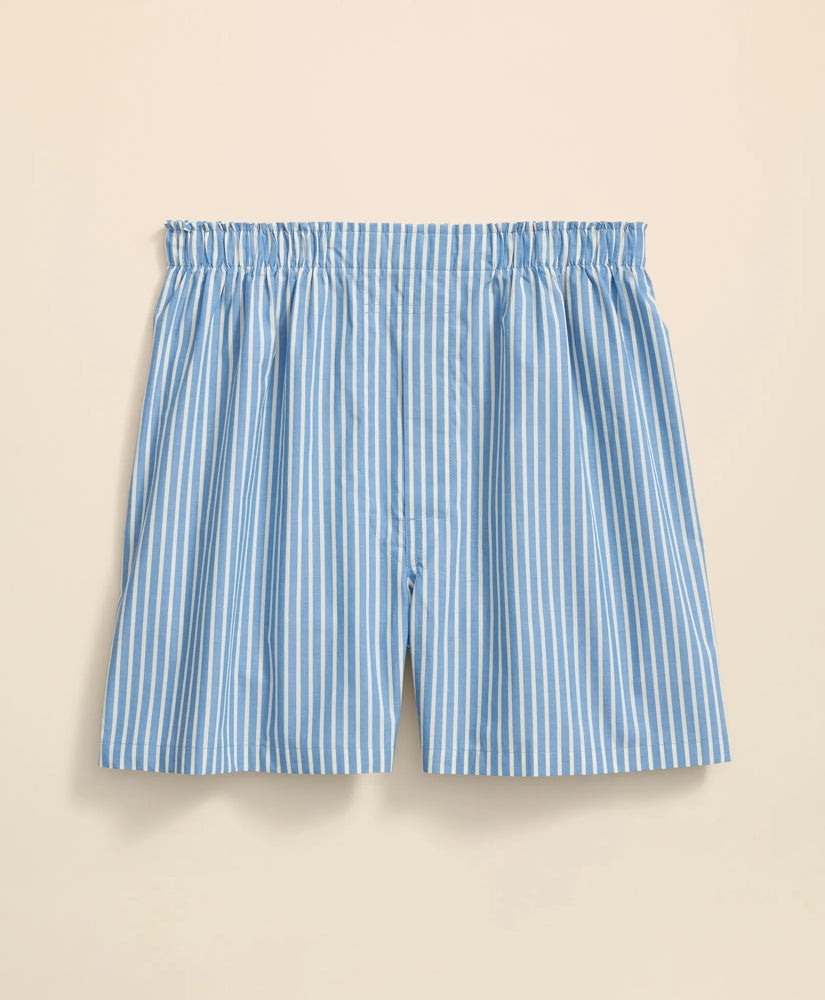 Cotton Broadcloth Bengal Striped Boxers | Brooks Brothers