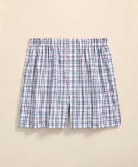 Cotton Broadcloth Plaid Boxers | Brooks Brothers
