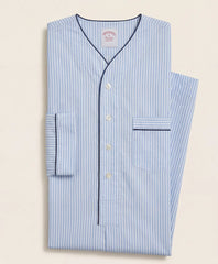 Cotton Broadcloth Striped Nightshirt | Brooks Brothers