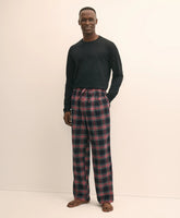 Cotton Flannel Plaid Lounge Pants | Brooks Brothers