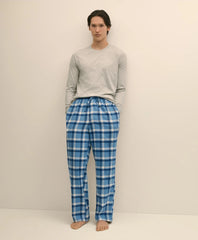 Cotton Flannel Plaid Lounge Pants | Brooks Brothers