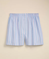 Cotton Oxford Stripes Boxers | Brooks Brothers