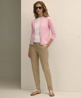 Cotton Sateen Slim Pants | Brooks Brothers