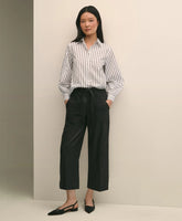 Belted Wide-Leg Utility Pants | Brooks Brothers