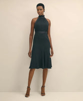 Crepe Halter Dress | Brooks Brothers