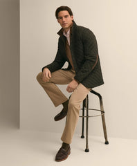 Diamond-Quilted Blazer in Cotton Blend | Brooks Brothers