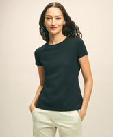 Elevated Cotton Modal Pique T-Shirt | Brooks Brothers