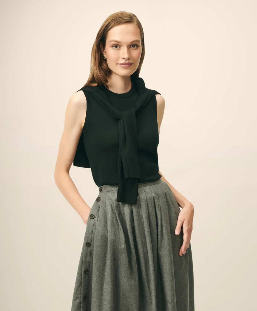 Extra-Fine Twinset Shell in Merino Wool | Brooks Brothers