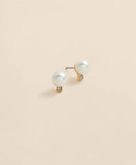 Faux Pearl Stud Earrings | Brooks Brothers