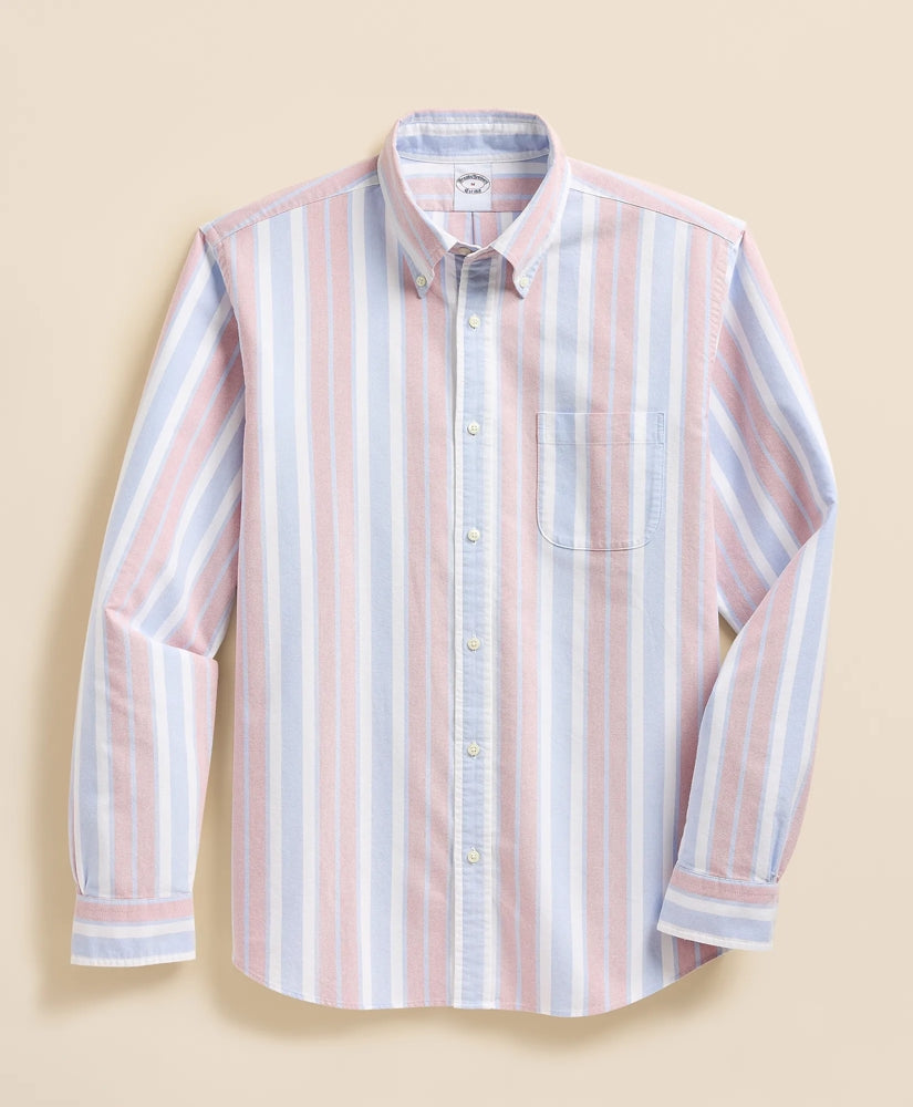 Friday Shirt, Oxford Bold Stripe | Brooks Brothers