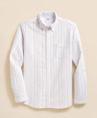 Friday Shirt, Oxford Multi Stripe | Brooks Brothers