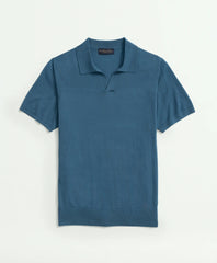 Lightweight Luxe All-Season Sweater, Johnny Collar | Brooks Brothers