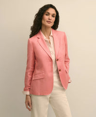 Linen Blend Jacket | Brooks Brothers