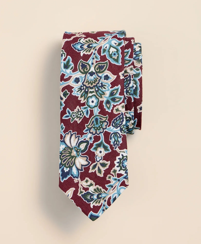 Linen Paisley Tie | Brooks Brothers