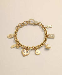 Loni Paul Charm Bracelet in 14K Plated Gold | Brooks Brothers