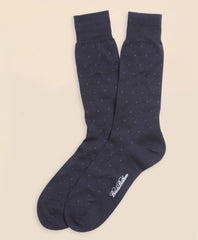 Merino Wool Big Dot Crew Socks | Brooks Brothers