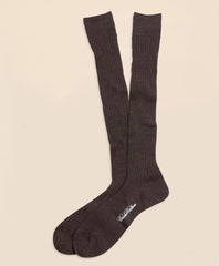 Merino Wool Ribbed Over-the-Calf Socks | Brooks Brothers