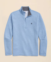 Cotton Blend Pique Quarter-Zip | Brooks Brothers