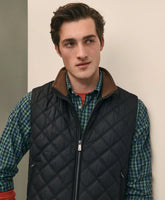 Paddock Diamond Quilted Vest | Brooks Brothers