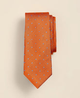 Silk Basketweave Dot Tie | Brooks Brothers