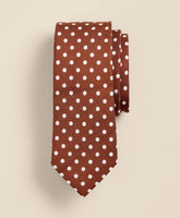 Linen-Silk Dot Tie | Brooks Brothers