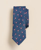 Silk-Linen Flower Tie | Brooks Brothers