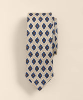 Linen-Silk Foulard Tie | Brooks Brothers