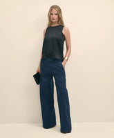 Sleeveless Shell in Washable Silk | Brooks Brothers