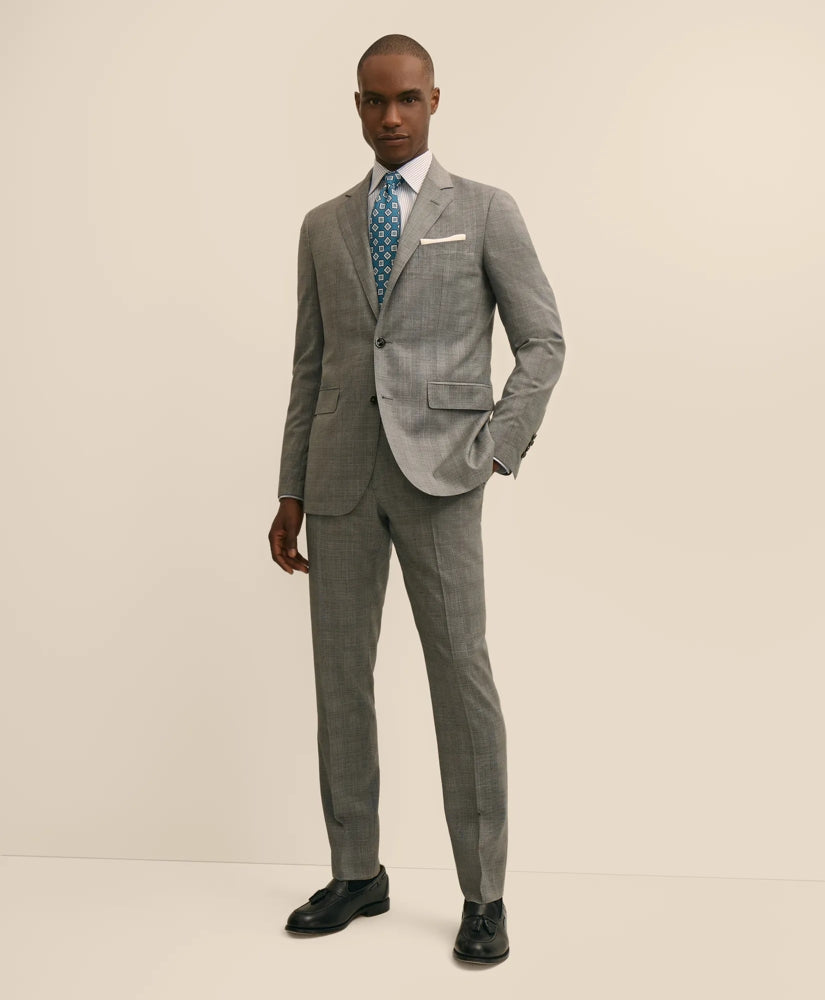 Slim Fit Wool Check 1818 Suit | Brooks Brothers