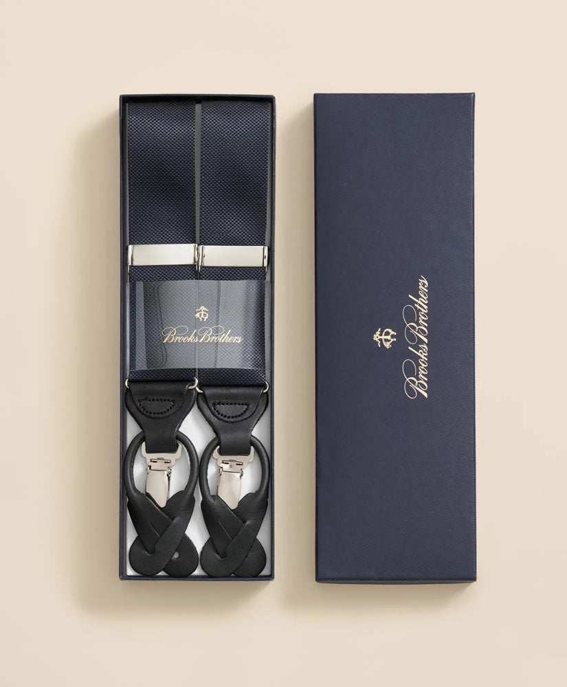 Solid Pique Suspenders | Brooks Brothers