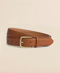 Stitched Leather Belt | Brooks Brothers
