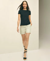 Stretch Cotton Twill Shorts | Brooks Brothers