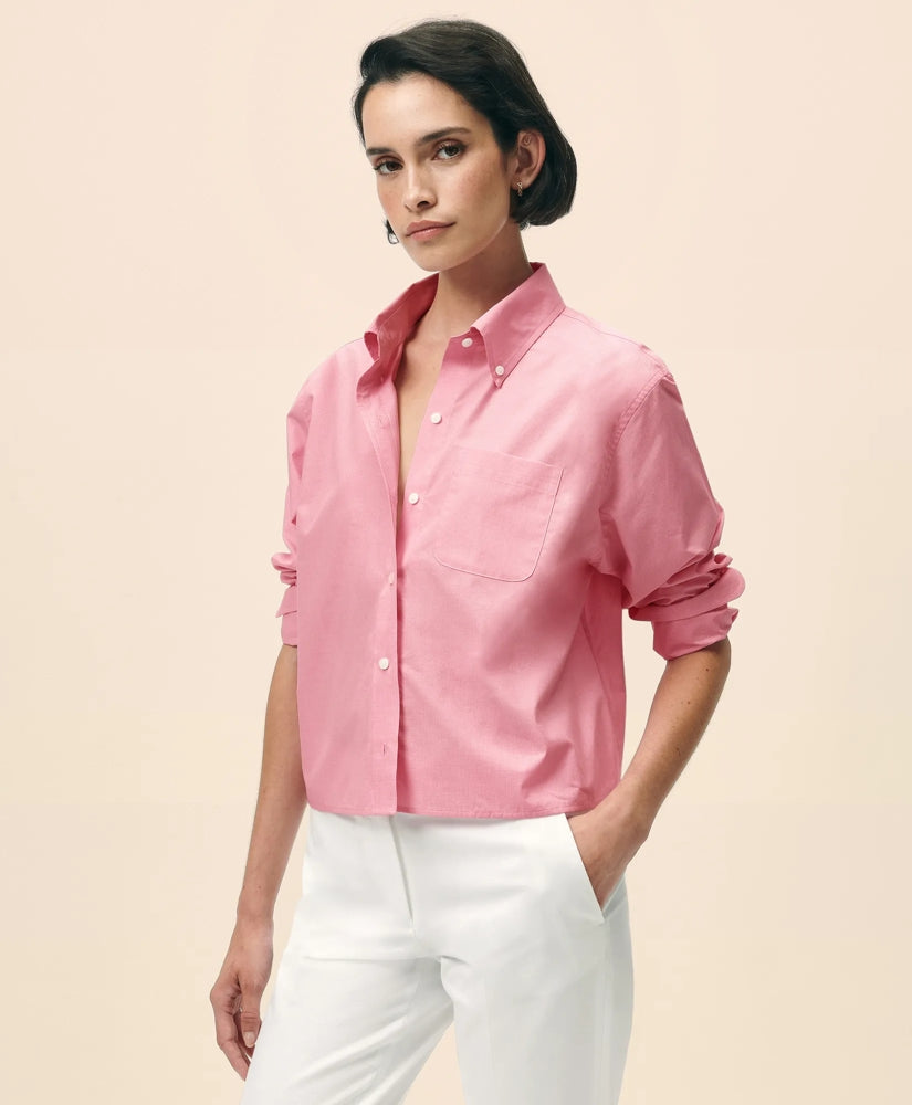 The Cropped Button-Down Shirt | Brooks Brothers